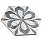 Classico Bardiglio Hex Daisy 7" x 8" Porcelain Floor & Wall Tile - Per Case of 25 - 7.50 Sq. Ft.