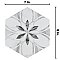 Classico Bardiglio Hex Dahlia Light 7" x 8" Porcelain Floor & Wall Tile - Per Case of 25 - 7.50 Sq. Ft.