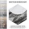 Classico Bardiglio Hex Moon Carrara 7" x 8" Porcelain Floor & Wall Tile - Per Case of 25 - 7.50 Sq. Ft.