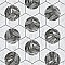 Classico Bardiglio Hex Moon Dark 7" x 8" Porcelain Floor & Wall Tile - Per Case of 25 - 7.50 Sq. Ft.