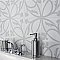 Caprice Liberty White 7-7/8" x 7-7/8" Porcelain Tile - Per Case of 25 - 11.30 Square Feet