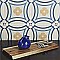 Caprice Saint Tropez 7-7/8" x 7-7/8" Porcelain Tile - Blue/Wine- Per Case of 25 - 11.46 Square Feet