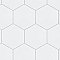 Hexatile Glossy Blanco 7" x 8" Porcelain Wall Tile - Sold Per Case of 25 - 7.67 Square Feet