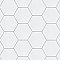 Hexatile Glossy Blanco 7" x 8" Porcelain Wall Tile - Sold Per Case of 25 - 7.67 Square Feet