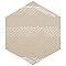 Hexatile Glossy Blanco 7" x 8" Porcelain Wall Tile - Sold Per Case of 25 - 7.67 Square Feet