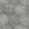 Heritage Hex Shadow 7" x 8" Porcelain Floor & Wall Tile - 25 Tiles Per Case - 7.5 Sq. Ft.