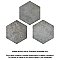 Heritage Hex Shadow 7" x 8" Porcelain Floor & Wall Tile - 25 Tiles Per Case - 7.5 Sq. Ft.
