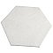 Heritage Hex Snow 7" x 8" Porcelain Floor & Wall Tile - 25 Tiles Per Case - 7.5 Sq. Ft.