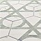 Classico Carrara Hexagon Marble Look Flow 7" x 8" Porcelain Tile - Sold Per Case of 25 Tile - 7.67 Square Feet Per Case