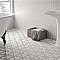Classico Carrara Hexagon Marble Look Flow 7" x 8" Porcelain Tile - Sold Per Case of 25 Tile - 7.67 Square Feet Per Case