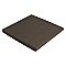 Quarry Edge Black 5-7/8" x 5-7/8" Ceramic Floor & Wall Quarry Trim Tile - 1 Tiles Per Case - Sold Per Piece