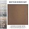 Quarry Flame Brown 5-7/8" x 5-7/8" Ceramic Floor & Wall Bullnose Trim Tile - Sold by the individual piece