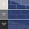 Piscina Brick Glossy Cobalto 9-5/8" x 19-1/2" Porcelain Floor and Wall Tile - 8 Tiles Per Case - 10.64 Square Feet