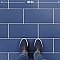 Piscina Brick Matte Cobalto 9-5/8" x 19-1/2" Porcelain Floor and Wall Tile - 8 Tiles Per Case - 10.64 Square Feet