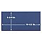 Piscina Brick Matte Cobalto 9-5/8" x 19-1/2" Porcelain Floor and Wall Tile - 8 Tiles Per Case - 10.64 Square Feet