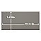 Piscina Brick Matte Dark Grey 9-5/8" x 19-1/2" Porcelain Floor and Wall Tile - 8 Tiles Per Case - 10.64 Square Feet
