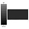Piscina Brick Nero Brillo 4-3/4" x  9-5/8" Porcelain Floor & Wall Tile -34 Tiles Per Case - 11.22 Sq. Ft.