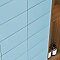 Piscina Brick Glossy Blue 4-3/4" x 9-5/8" Porcelain Floor and Wall Tile - 34 Tiles Per Case - 11.22 Square Feet