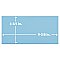 Piscina Brick Glossy Blue 4-3/4" x 9-5/8" Porcelain Floor and Wall Tile - 34 Tiles Per Case - 11.22 Square Feet