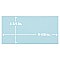 Piscina Brick Glossy Light Blue 4-3/4" x 9-5/8" Porcelain Floor and Wall Tile - 34 Tiles Per Case - 11.22 Square Feet