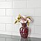 Piscina Brick Blanco Brillo 4-3/4" x 9-5/8" Porcelain Floor & Wall Tile - 34 Tiles Per Case - 11.22 Sq. Ft.