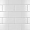Piscina Brick Blanco Brillo 4-3/4" x 9-5/8" Porcelain Floor & Wall Tile - 34 Tiles Per Case - 11.22 Sq. Ft.
