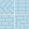 Piscina Brick Matte Light Blue 4-3/4" x 9-5/8" Porcelain Floor and Wall Tile - 34 Tiles Per Case - 11.22 Square Feet