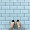 Piscina Brick Matte Light Blue 4-3/4" x 9-5/8" Porcelain Floor and Wall Tile - 34 Tiles Per Case - 11.22 Square Feet