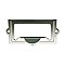 File Cabinet Card Holder with Pull - Polished Nickel