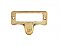 Brass File Card Holder with Pull