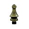 Solid Brass "Windsor" Tip Hinge Finial