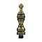 Solid Brass "Royal" Style Finial Tip for Heavy Duty Hinge
