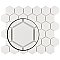 Gotham 2" Hex Unglazed Porcelain Tile - Off White - Per Case of 10 Sheets - 9.96 Square Feet