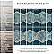 Montego Emerald 12" x 12-1/2" Porcelain Mosaic Tile -10 Tiles Per Case -10.6 Sq. Ft.