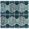 Montego Emerald 12" x 12-1/2" Porcelain Mosaic Tile -10 Tiles Per Case -10.6 Sq. Ft.