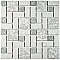 Academy Grey 11-7/8" x 11-7/8" Porcelain Mosaic Tile -10 Sheets Per Case -10 Sq. Ft.