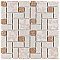 Academy Beige 11-7/8" x 11-7/8" Porcelain Mosaic Tile -10 Sheets Per Case -10 Sq. Ft.