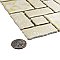 Academy Gold 11-7/8" x 11-7/8" Porcelain Mosaic Tile -10 Sheets Per Case -10 Sq. Ft.