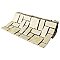 Academy Gold 11-7/8" x 11-7/8" Porcelain Mosaic Tile -10 Sheets Per Case -10 Sq. Ft.