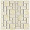 Academy Gold 11-7/8" x 11-7/8" Porcelain Mosaic Tile -10 Sheets Per Case -10 Sq. Ft.