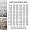 Hudson Edge White 12-1/4" x 12-1/4" Porcelain Mosaic Tile -10 Sheets Per Case -10.6 Sq. Ft.