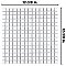 Hudson Edge White 12-1/4" x 12-1/4" Porcelain Mosaic Tile -10 Sheets Per Case -10.6 Sq. Ft.
