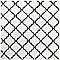 Hudson Tangier Glossy White 12-3/8" x 12-3/8" Porcelain Mosaic Tile -10 Sheets Per Case -11 Sq. Ft.