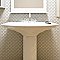 Hudson Tangier Glossy White 12-3/8" x 12-3/8" Porcelain Mosaic Tile -10 Sheets Per Case -11 Sq. Ft.