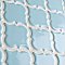 Hudson Tangier Cashmere Blue 12-3/8" x 12-3/8" Porcelain Mosaic Tile -10 Sheets Per Case -11 Sq. Ft.