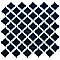 Hudson Tangier Noir 12-3/8" x 12-3/8" Porcelain Mosaic Tile -10 Sheets Per Case -11 Sq. Ft.