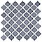 Hudson Tangier Imperial Grey 12-3/8" x 12-3/8" Porcelain Mosaic Tile -10 Sheets Per Case -11 Sq. Ft.