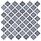 Hudson Tangier Imperial Grey 12-3/8" x 12-3/8" Porcelain Mosaic Tile -10 Sheets Per Case -11 Sq. Ft.