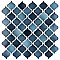 Hudson Tangier Glacier 12-3/8" x 12-3/8" Porcelain Mosaic Tile -10 Sheets Per Case -11 Sq. Ft.
