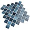 Hudson Tangier Glacier 12-3/8" x 12-3/8" Porcelain Mosaic Tile -10 Sheets Per Case -11 Sq. Ft.